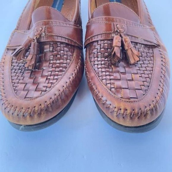 Giorgio Brutini Men’s Loafers Shoes Brown Leather Size 13 Medium main image 9